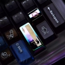 Interstellar Metal Artisan Keycaps for Mechanical Gaming Keyboard